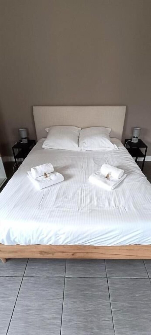 Desk, iron/ironing board, free WiFi, bed sheets - Appartement Sirius-sils (CAEN)