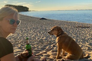 Tæt på stranden
