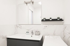 淋浴设施、吹风机、坐浴桶、毛巾