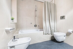 Ducha, secador de pelo y bidé