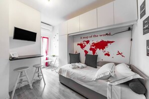 1 soverom, strykejern/-brett, wi-fi og sengetøy