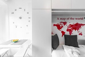 1 habitación, tabla de planchar con plancha, wifi y ropa de cama 