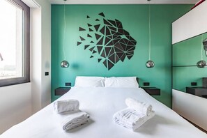 1 habitación, tabla de planchar con plancha, wifi y ropa de cama 