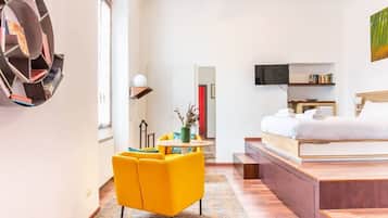 1 habitación, tabla de planchar con plancha, wifi y ropa de cama