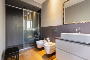 Ducha, secador de pelo y bidé