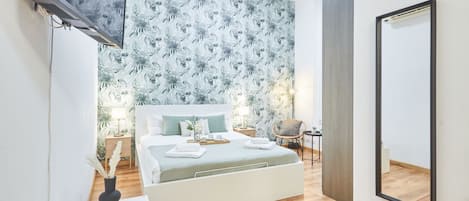 1 soveværelse, skrivebord, strygejern/strygebræt, Wi-Fi