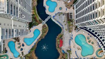 Indoor pool, a heated pool