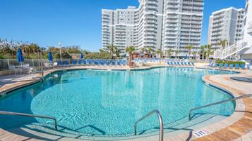 Indoor pool, a heated pool