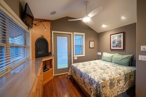 1 غرفة نوم ومكتب وواي فاي وملاءات أسرّة