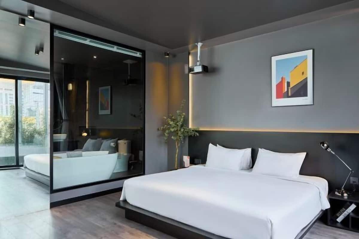 1 Schlafzimmer, Minibar (mit einigen kostenlosen Artikeln), Schreibtisch