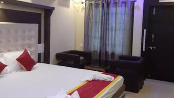 Deluxe Double Room, Multiple Beds | View from room