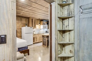 Casa de campo, 1 quarto | Cozinha privada | Geladeira, fogão, cooktop, cafeteira/chaleira