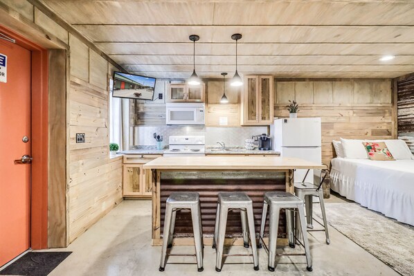 코티지, 침실 1개 | 전용 주방 | 냉장고, 오븐, 쿡탑, 커피/티 메이커