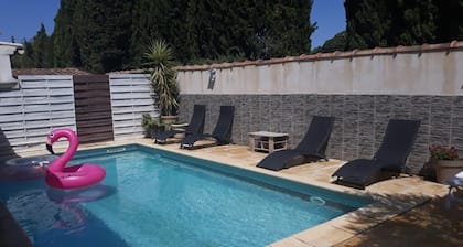 Villa Near the Beach for an Idyllic Vacation in Privacy, South of France