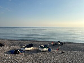 Tæt på stranden