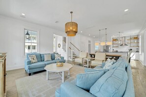 Smart-tv och eldstad