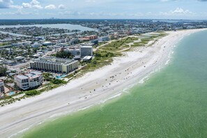 Vlak bij het strand