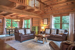 智能電視、壁爐、書籍