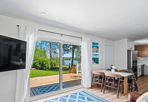 2 lakefront cottages on Shadow Lake with dock and water toys