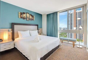 1 多间卧室、熨斗/熨衣板、免费 WiFi、床单