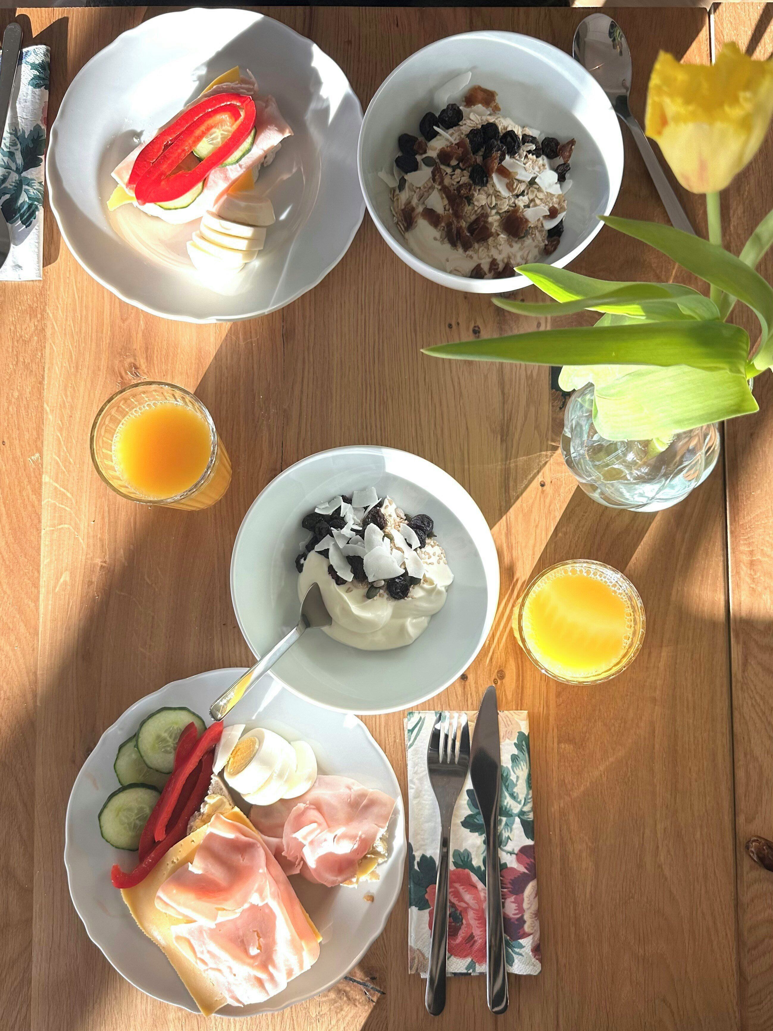 Tägliches inbegriffenes Frühstücksbuffet