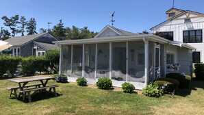 Unclassified image, 4 of 17, button - Cozy beach cottage. Less than a 2minute walk to the beach.  (Westbrook)