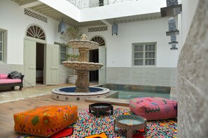 Living area - Riad Arrahma  (Marrakech)