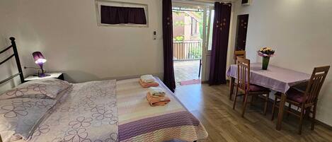 1 غرفة نوم وواي فاي مجانًا وملاءات أسرّة