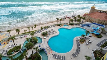 Indoor pool, a heated pool