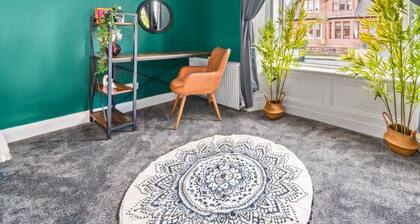Traditional ground floor apartment with main door entrance.