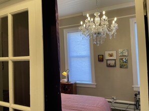 Gallery Room, 2 Queen Beds, Non Smoking, Shared Bathroom | Individually decorated, individually furnished, blackout drapes