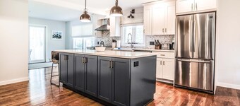 Modern Farmhouse w/ Saltwater Pool, Game Room, Spa Baths - 5 Min to Woodstock