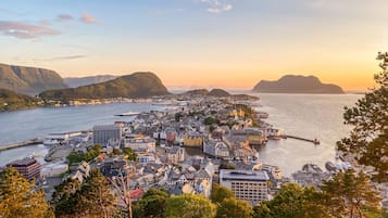 Utsikt fra overnattingsstedet