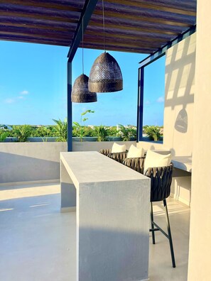 Outdoor dining - BRAND NEW APARTMENT IN TULUM! 304 (Tulum)