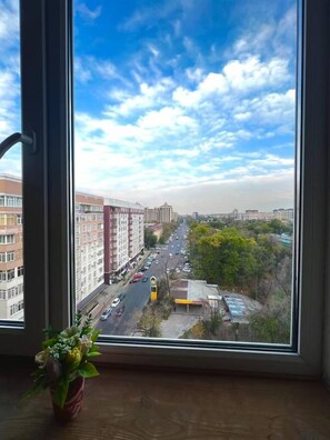 Deluxe Apartment | Terrace/patio - Salamat Apartments (Bishkek)