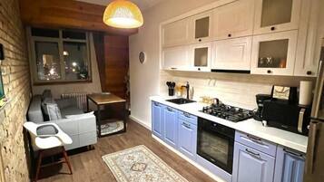 Apartamento Deluxe | 2 dormitorios, cortinas opacas, tabla de planchar con plancha