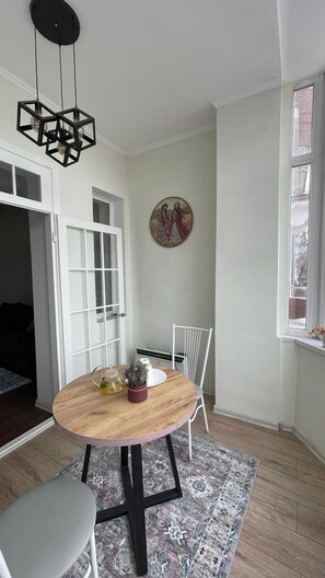 Deluxe Apartment | Blackout curtains, iron/ironing board - Salamat Apartments (Bishkek)