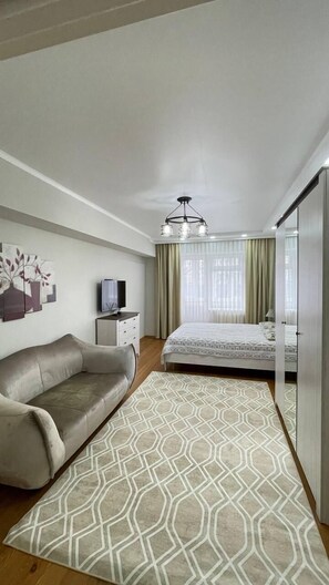 Blendingsgardiner og strykejern/-brett