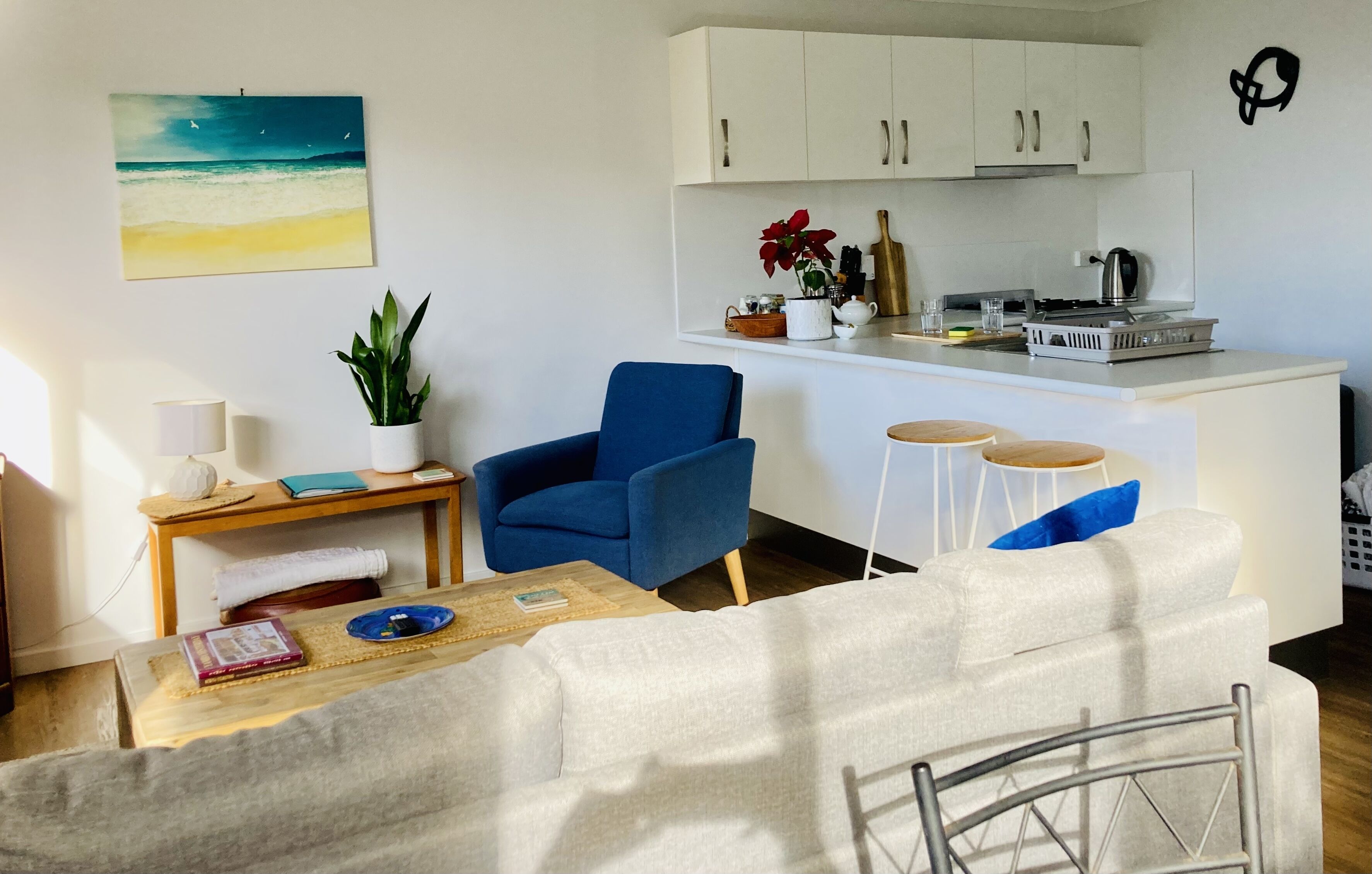 Una Smart TV, libros