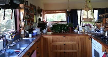 Cozy Orange Cottage.