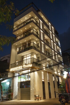 Fassade der Unterkunft