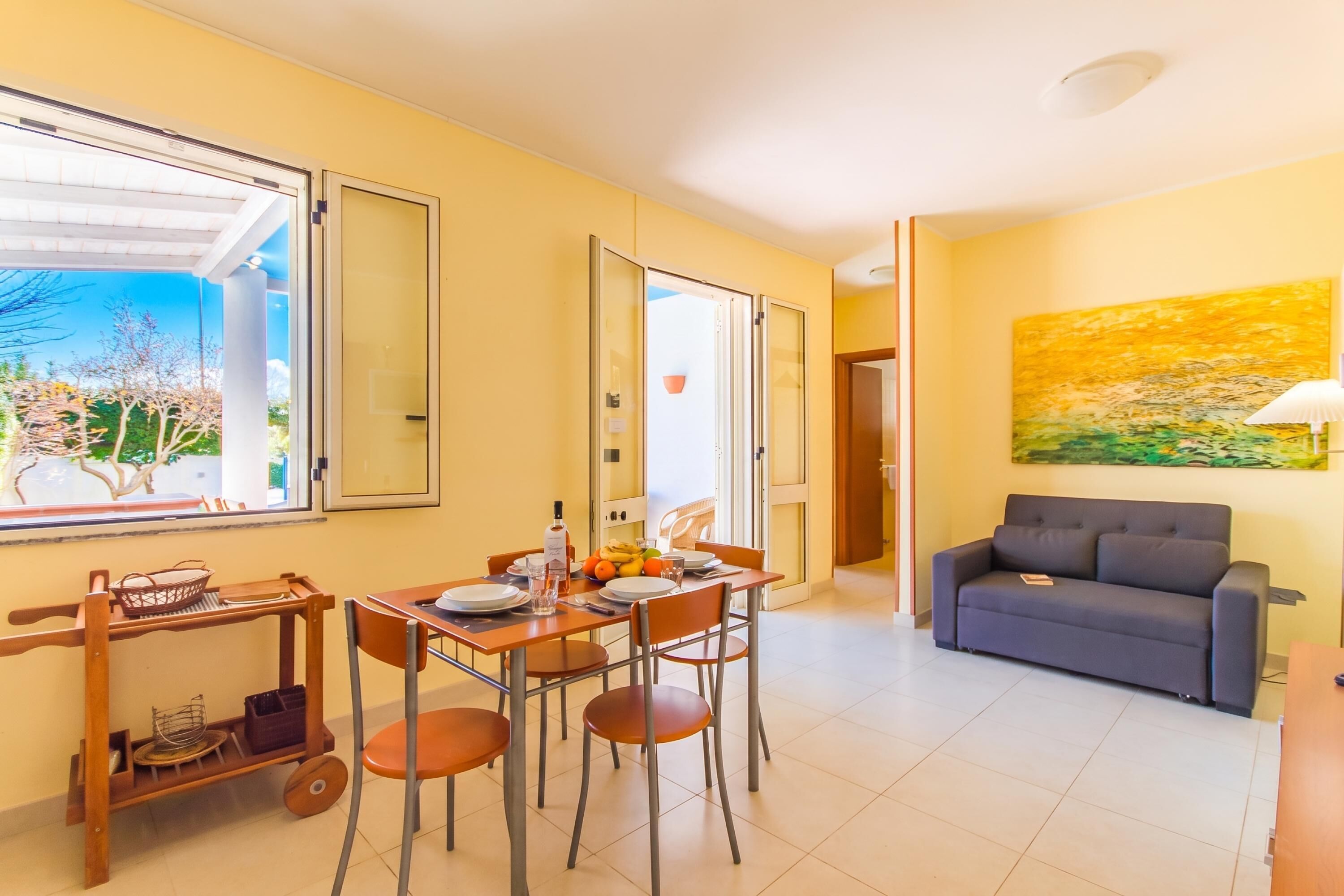 Casa família, 2 quartos, 2 banheiros (Villetta Relax with Garden, Pool and) | Opções para refeição