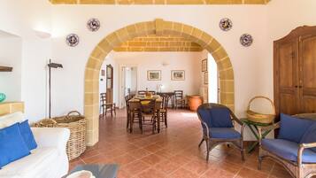 Standard House, Multiple Bedrooms (Villa Nice Sea View) | Living room | 21-inch flat-screen TV with digital channels