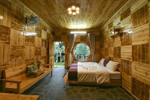 Premium bedding, down comforters, pillowtop beds, soundproofing