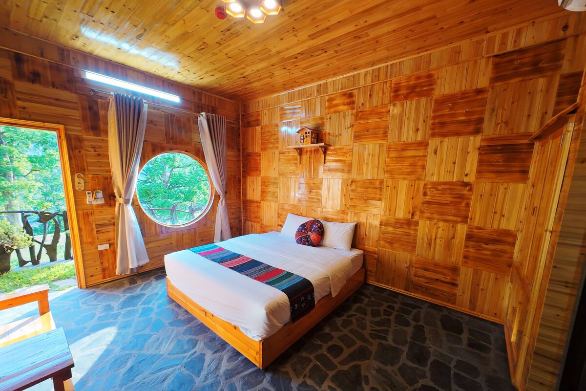 Luxury-Doppelzimmer, 1 King-Bett, Bergblick | Wohnbereich