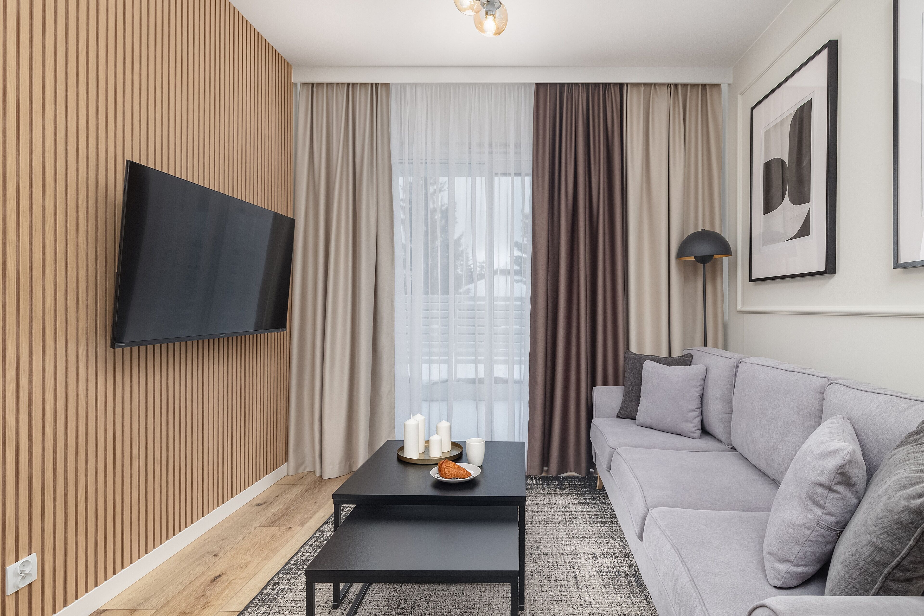 Apartment, 1 Bedroom, Terrace, Beachside | Living room