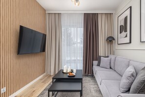 Lägenhet - 1 sovrum - terrass - vid stranden | Vardagsrum