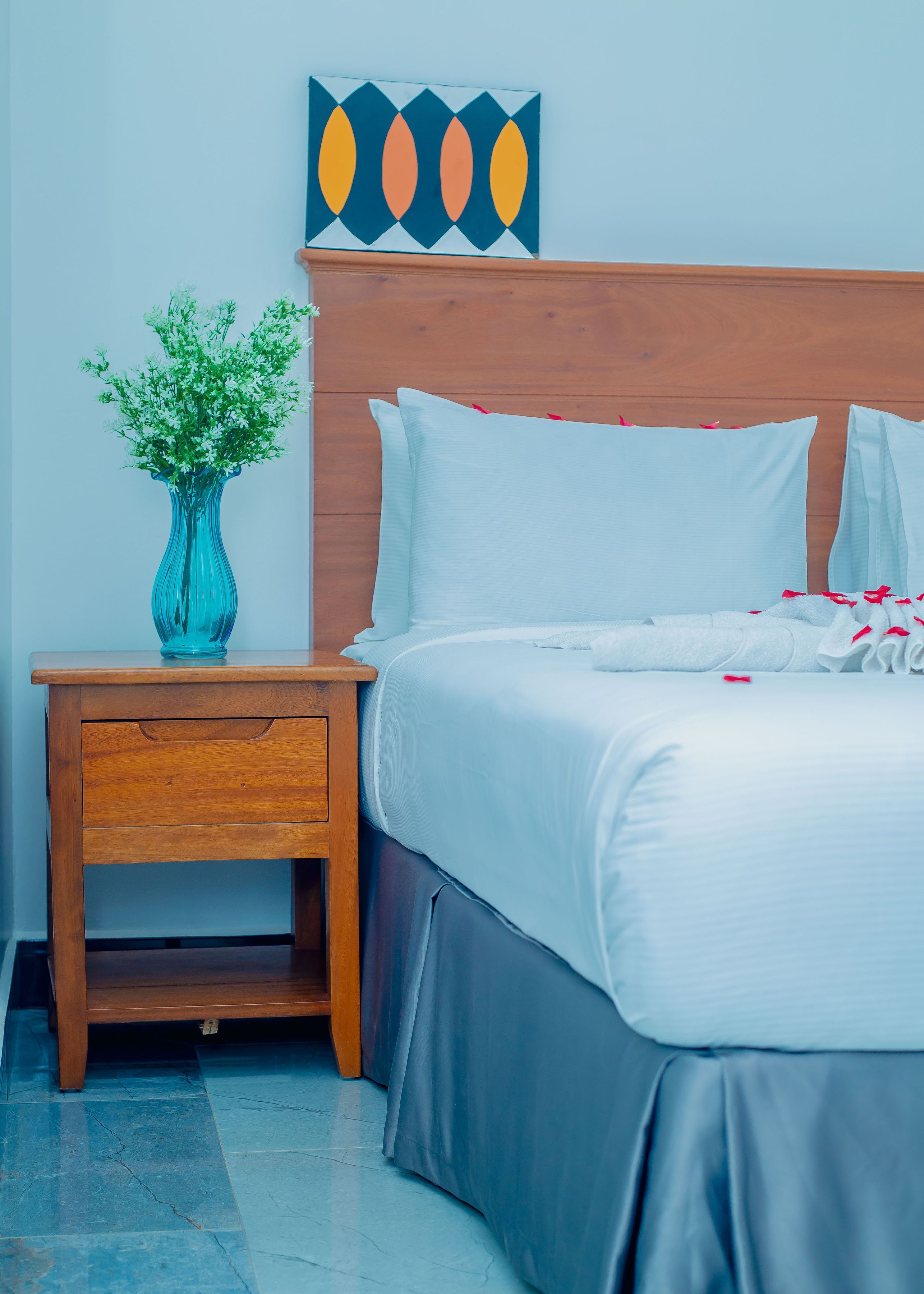 Individuell dekoriert, individuell eingerichtet, Schreibtisch