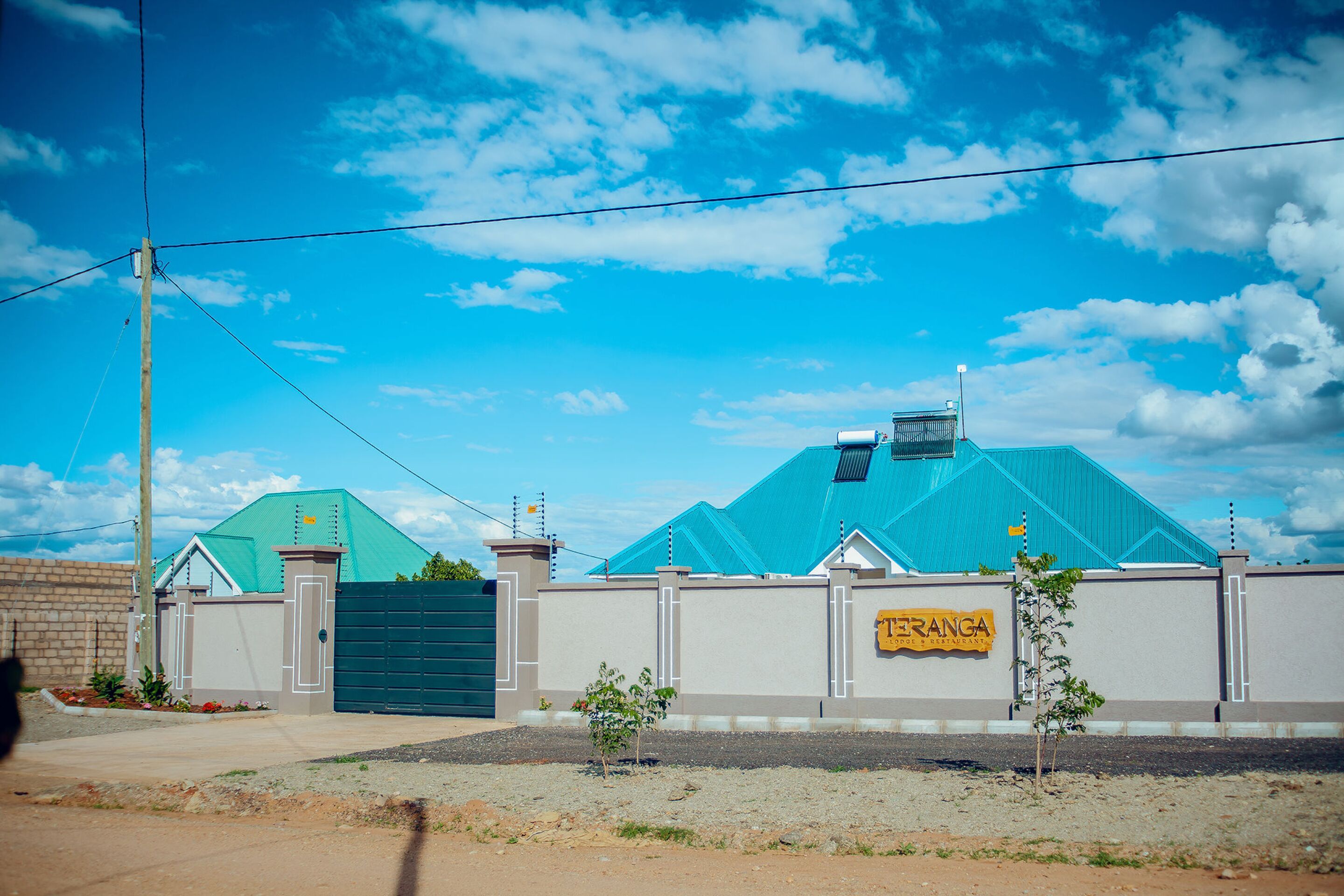 Entrada de la propiedad