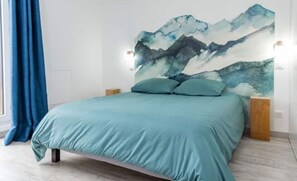 2 chambres, Wi-Fi gratuit, draps fournis